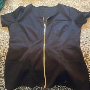 JAANNU Size Medium Black Scrub Top